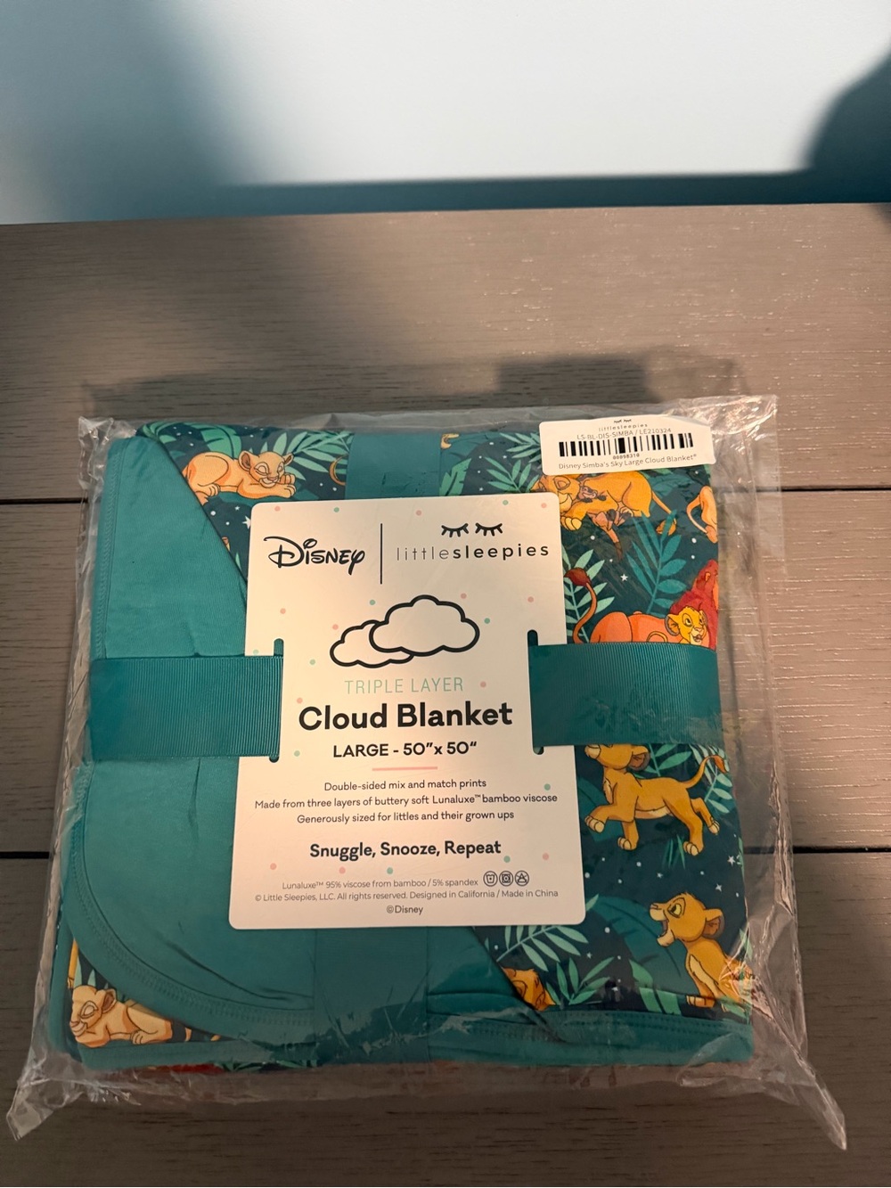 Little Sleepies Triple-Layer Cloud Blanket - Lion King  (Large)